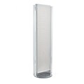 Azar Displays 2-Sided Pegboard Floor Spinner Display Rack White 16"W x 60"H 700256-WHT
